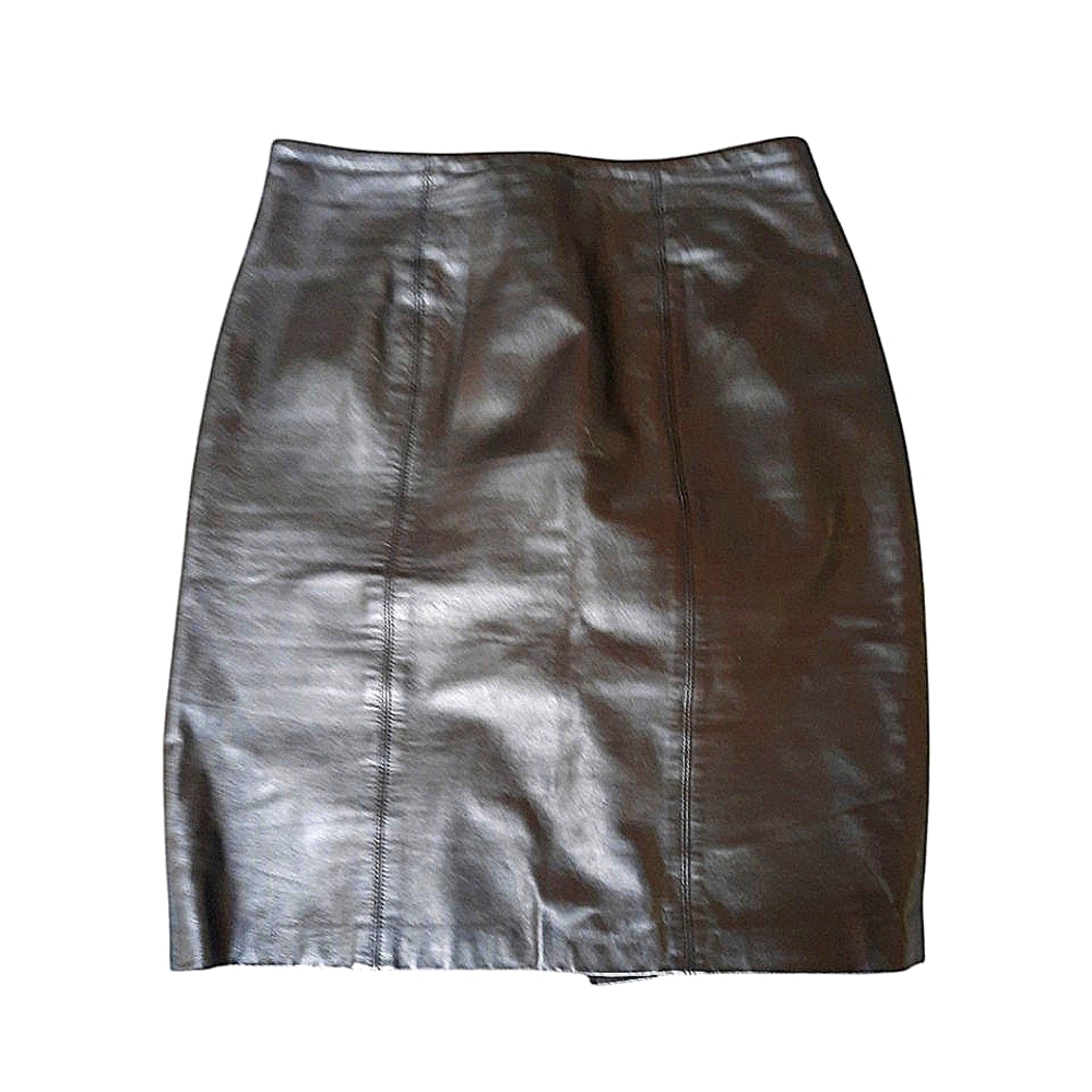 JH Collectibles vintage‎ size 6 real leather skirt